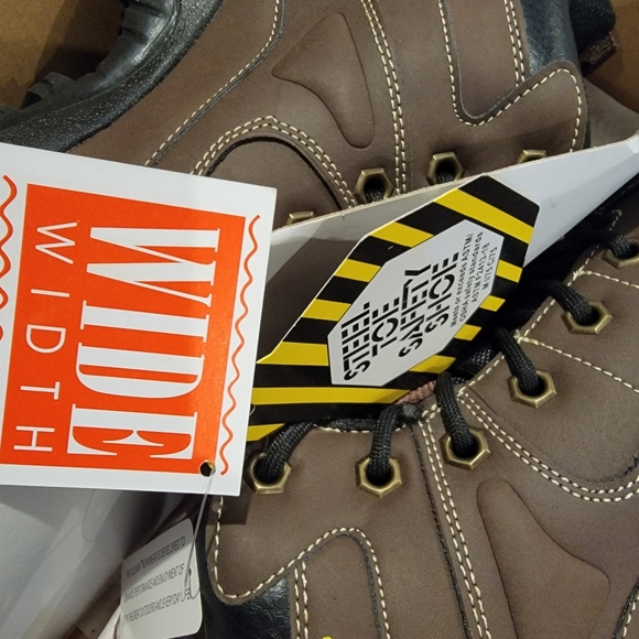 Coleman Men's Steel Toe Work Boot Foundation ST Size 7.5 Wide NEW! - Picture 2 of 6